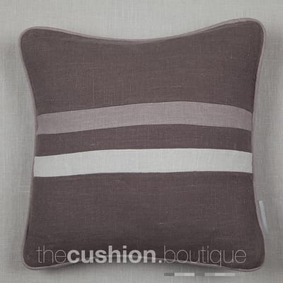 Contemporary designed Granite Stonewashed Linen handmade cushion